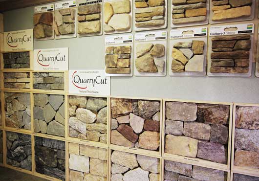 Quarry Cut is one of Stucco Depot’s stone offerings in New England. Complementing the stone and stucco materials is an extensive offering of tools, safety equipment, scaffolding and technical support.